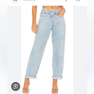 Agolde criss cross jeans